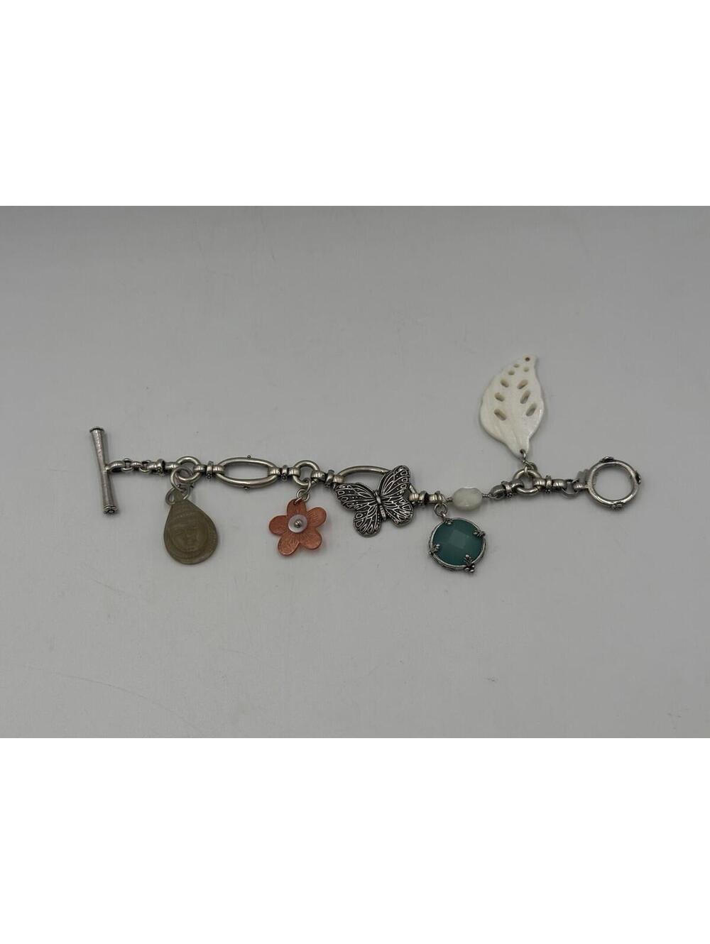 Lucky Brand Eclectic Charm Bracelet Y2K Boho Cottagecore
